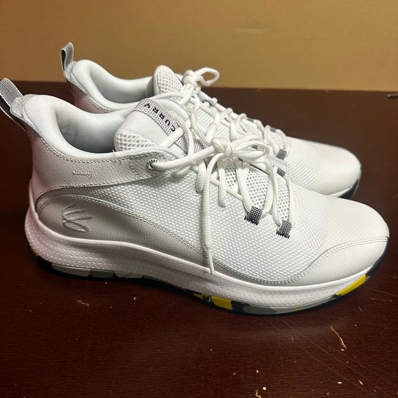 Under Armour Mens White 3Z5 Curry 3023087-105 Basketball Shoes Size US 11.5 main image 4